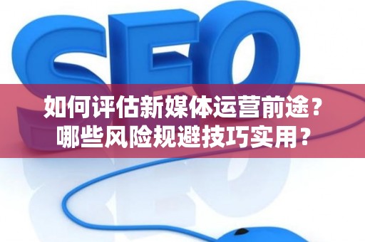 如何评估新媒体运营前途？哪些风险规避技巧实用？